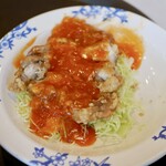 バーミヤン - 料理写真:日替わりランチ(チキンのチリソース) 