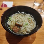 名山堀 わさん - 占めのうどん。
