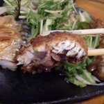 蔵のすけ - 鯖フライの途中