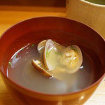 日本橋橘町　都寿司 - 〆に出てくるお椀が本当に美味しい♪