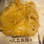 丸亀製麺 - 豚天も柔らかくて何もつけなくても美味しい♡