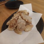 そば酒房 陽ざ志 - きなしょうがの天ぷら