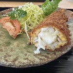 瀬戸白雲 - キング海老フライ断面
