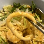 カオマンガイ - イカ入り