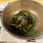 お好み焼みっちゃん総本店 じぞう通り店 - 広島菜キムチ