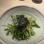 酒亭湯澤 - 仙台芹のサラダ