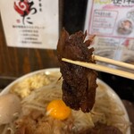 極中華蕎麦 ひろた - ★極まぜそばセット中（1300円税込）味玉（クリスマス特典0円）★