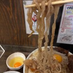 極中華蕎麦 ひろた - ★極まぜそばセット中（1300円税込）味玉（クリスマス特典0円）★