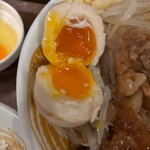極中華蕎麦 ひろた - 「味玉」クリスマス特典！★極まぜそばセット中（1300円税込）味玉（クリスマス特典0円）★