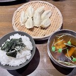 和の中 - 薬膳茹で餃子 薬膳スープ ライス