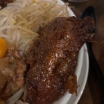 極中華蕎麦 ひろた - ★極まぜそばセット中（1300円税込）味玉（クリスマス特典0円）★