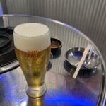 焼肉の瑞園 - 乾杯の一杯