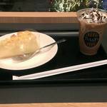 タリーズ コーヒー - アイスカフェモカ＆チーズケーキ