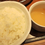 キッチンスギモト - ご飯＆スープ
