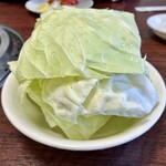 明月館 上本町本店 - 生キャベツ