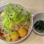 蒙古タンメン中本 - 濃厚巨豚北極＋ほうれん草