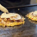 大正お好み屋 ままま - ※ 他の方のまぜ焼きのお好み焼き 
      見ちゃうと「まぜ焼き」に心ひかれるんよねぇ