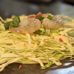 大正お好み屋 ままま - 「洋食モダン」のエビの美しいこと ღˇᴗˇ)｡oパシャリ