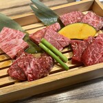 板前焼肉 一光 - お肉盛合せ五種