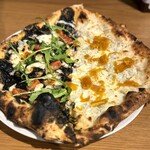 ピッツェリア トラットリア ダ オカピート - ヤリイカとスミイカ　自家製カラスミと湘南釜揚げシラス