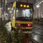 江戸一 - 都電も寒そうに見える