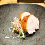 焼鳥 とこしえ - むね肉の皮包み焼き ◎