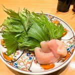 焼鳥 とこしえ - 追加のもも肉と春菊 ◎