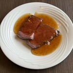 ガーデニア(ホテルマイステイズプレミア成田) - ローストビーフ　途中でこのお皿に変わった