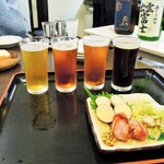 奥出雲 そば処 一福 - クラフトビール４種飲み比べ
