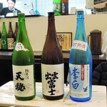 奥出雲 そば処 一福 - 二回目の地酒三種飲み比べ