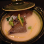 依山楼岩崎 - 牛タンと蕪の味噌煮込み