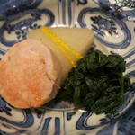 車力門 ちゃわんぶ - 26年12月　青森鮟肝、聖護院蕪炊き合わせ