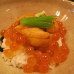 車力門 ちゃわんぶ - 26年12月　北海道浜中イクラ、根室雲丹ご飯