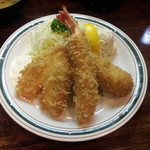 かつれつ四谷たけだ - 海老ミックス