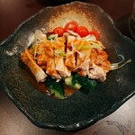 酒と中華 螢火 - 蒸し鶏の棒棒鶏  ¥800