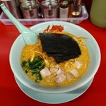 ラーメン山岡家 - 料理写真:特製味噌ネギラーメン（ピリ辛ネギ変更）