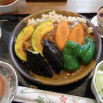 祥園 - 野菜カレーのセット