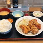 米米食堂 - 塩鶏唐揚げ定食大