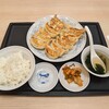 ぎょうざの満洲 - ダブル餃子定食（740円）