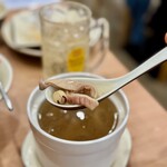 沙県小吃 - 蓮の実とガツの蒸しスープ　680円