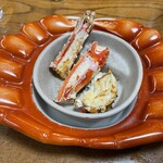 札幌蟹本家 福岡那之川店 - 本タラバ蟹宝楽焼き　香ばしくジューシー