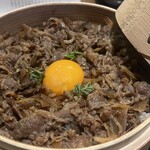 めしや 白虎 - 和牛と牛蒡の時雨煮　わっぱめし