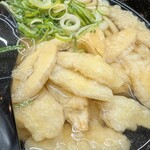 人力うどん - スライスタイプのごぼ天がたっぷり♪