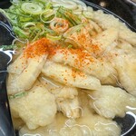 人力うどん - 一味を投入〜♪