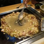 月島もんじゃ おこげ - 海鮮もんじゃ