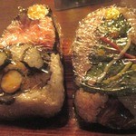 パークモア - 手作りの海苔巻　サンタとクリスマスツリーです！