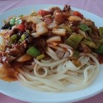 新疆饭庄 - 料理写真:ラグマン（過油肉拌麺）
