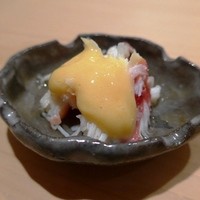 江戸前鮓 すし通 - ズワイ蟹と酢味噌