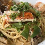 トミズダイナー - タラバガニのトマトクリームパスタ