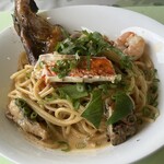 トミズダイナー - タラバガニのトマトクリームパスタ